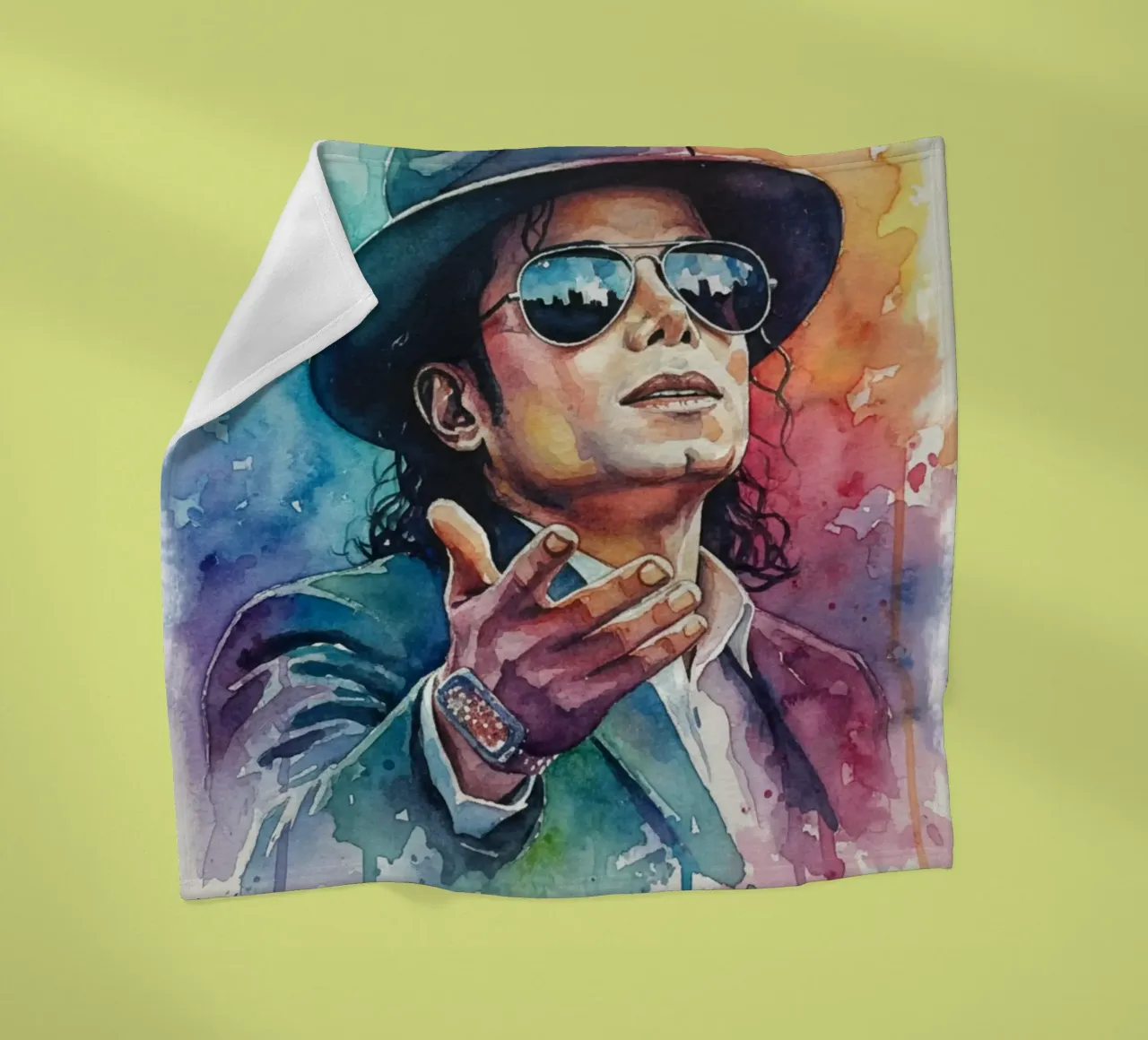 Il re del pop - Michael Jackson coperta in pile da Kalis