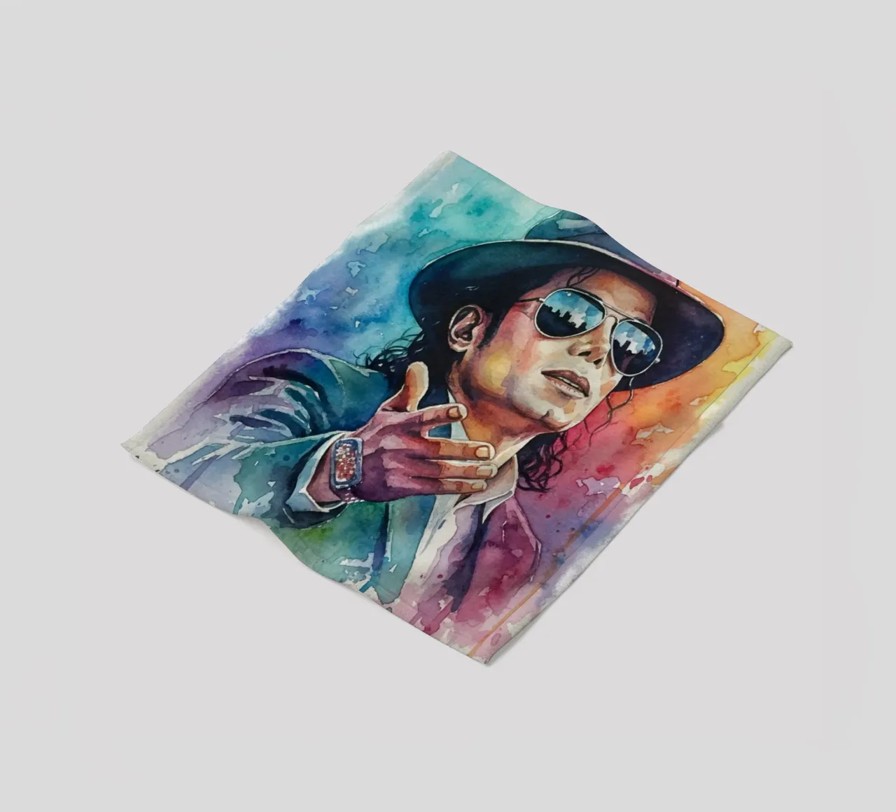 Il re del pop - Michael Jackson coperta in pile da Kalis