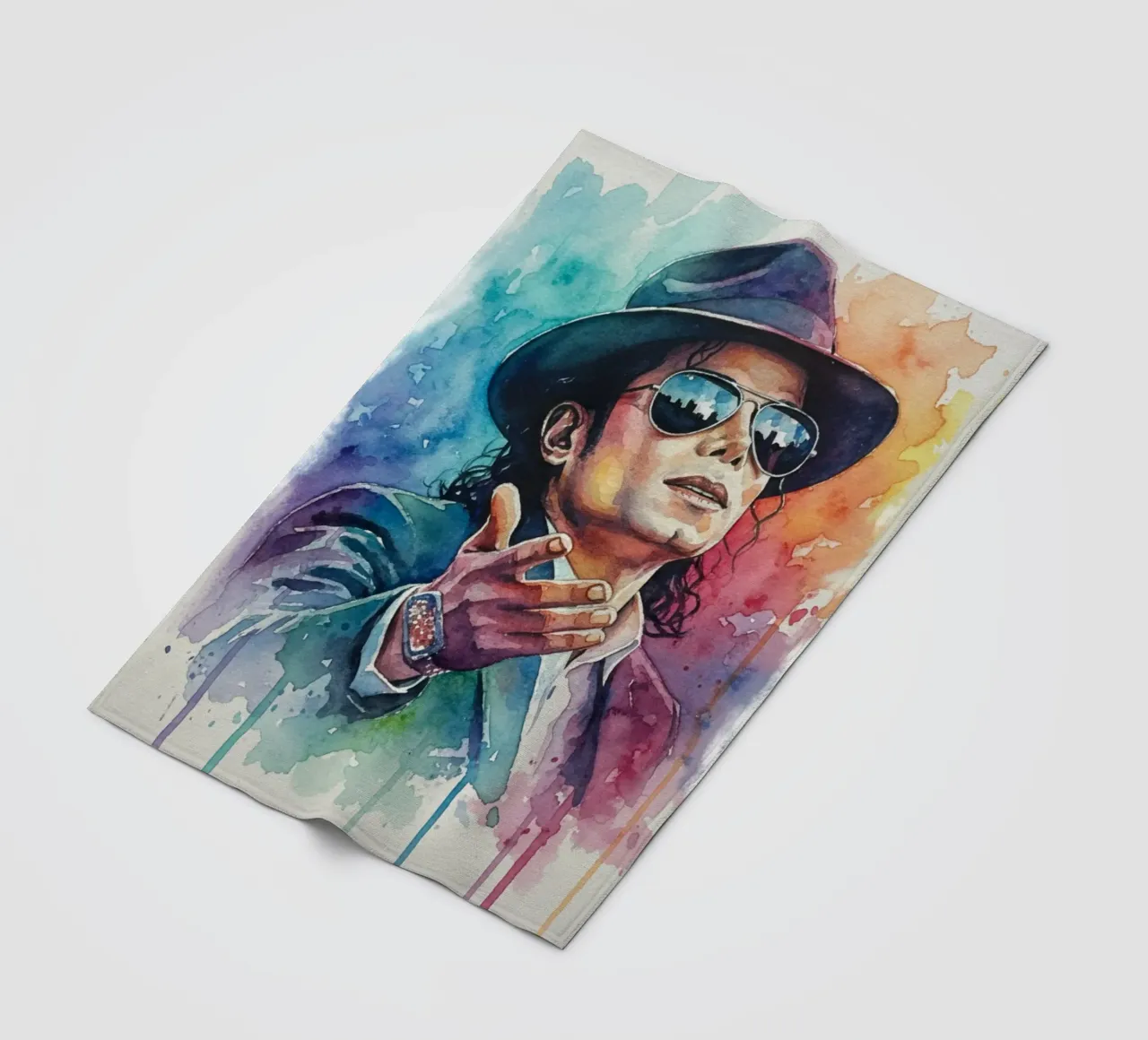 Il re del pop - Michael Jackson coperta in pile da Kalis