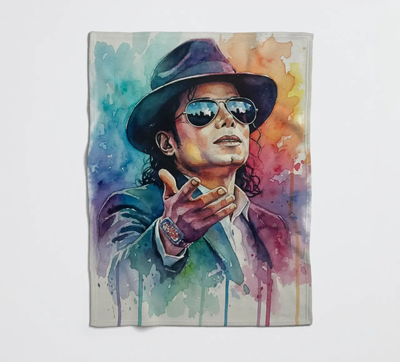 Il re del pop - Michael Jackson coperta in pile da Kalis
