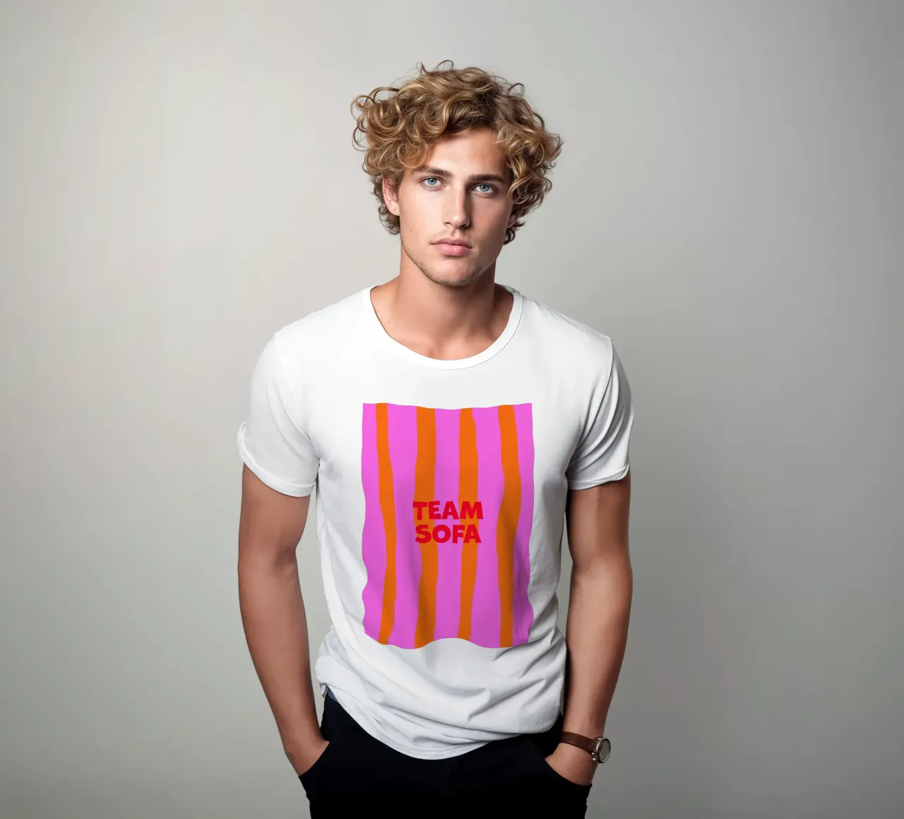 TEAM SOFA (4 Farbvarianten) t-shirt da FRICKE DESIGN