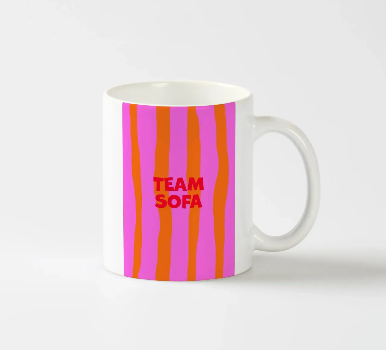 TEAM SOFA (4 Farbvarianten) tazza in ceramica da FRICKE DESIGN