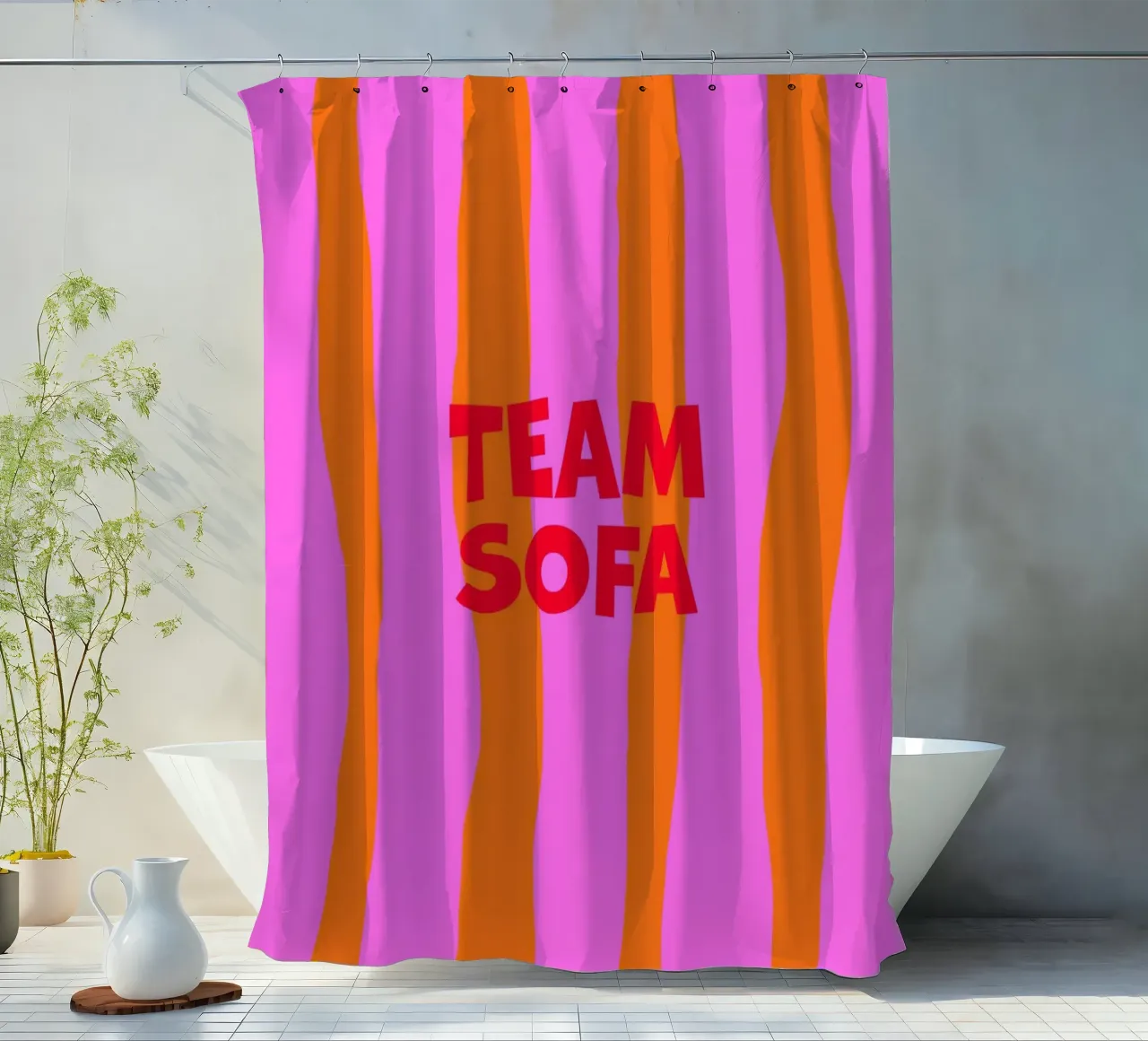 TEAM SOFA (4 Farbvarianten) tenda da doccia da FRICKE DESIGN