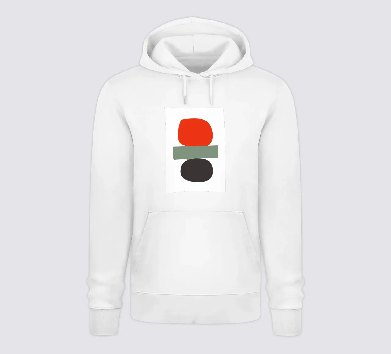 Balancing Shapes No. 02 felpa con cappuccio da lazydaypaper
