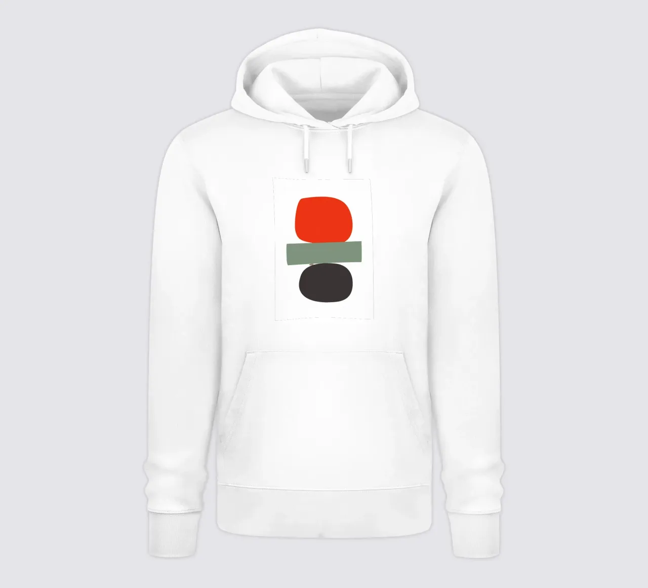 Balancing Shapes No. 02 sudadera con capucha de lazydaypaper