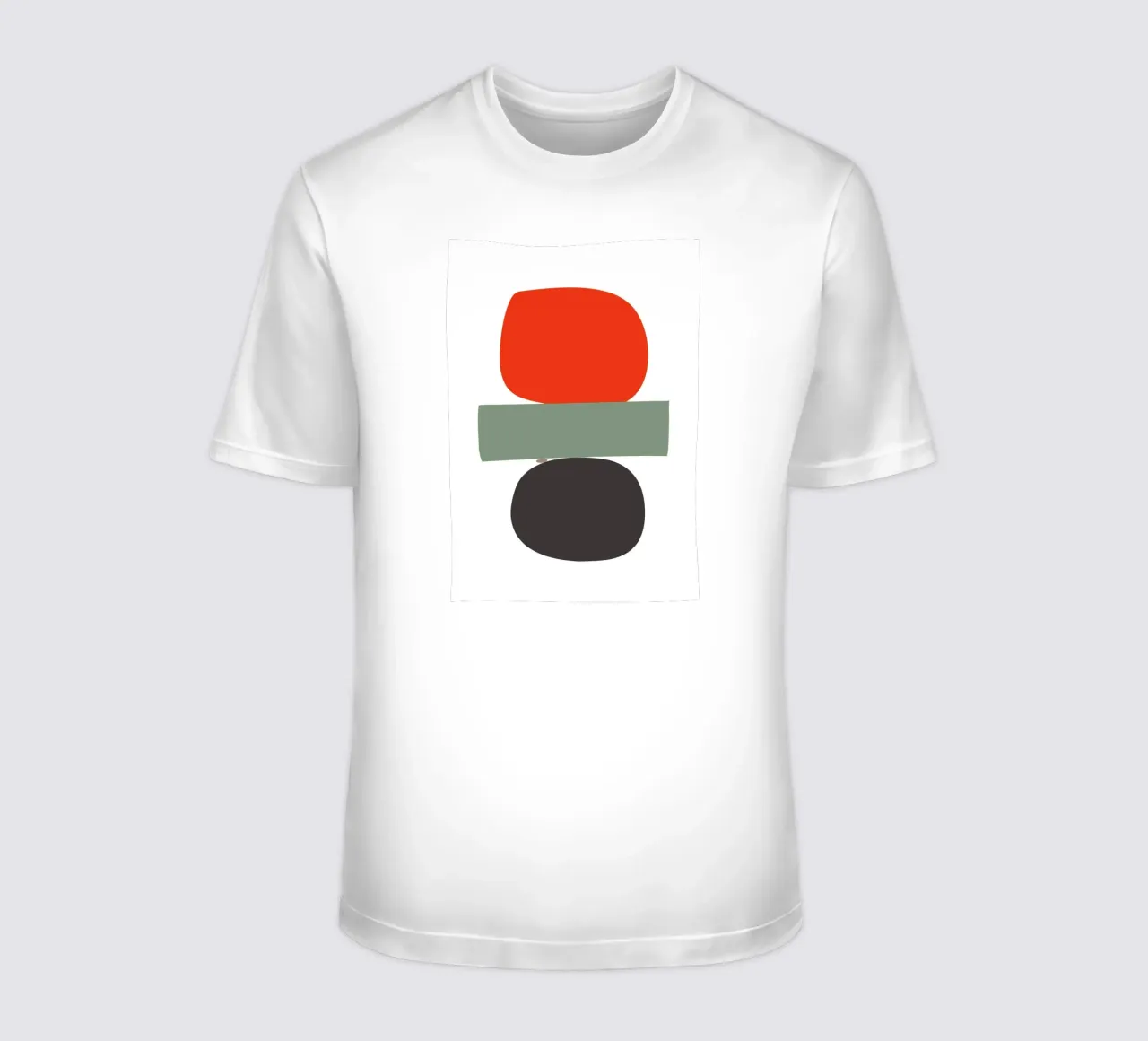 Balancing Shapes No. 02 t-shirt da lazydaypaper