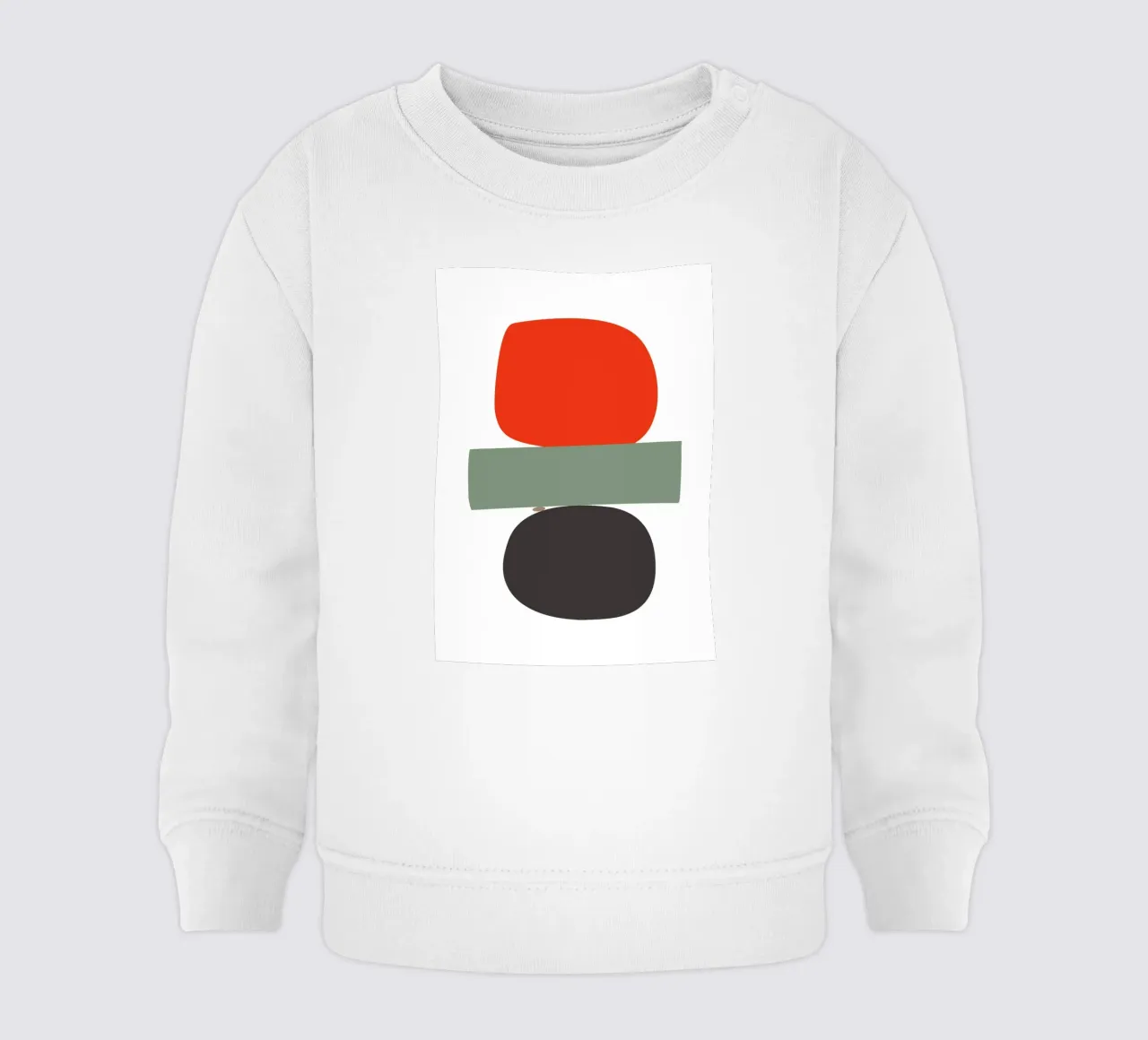 Balancing Shapes No. 02 felpa neonato da lazydaypaper