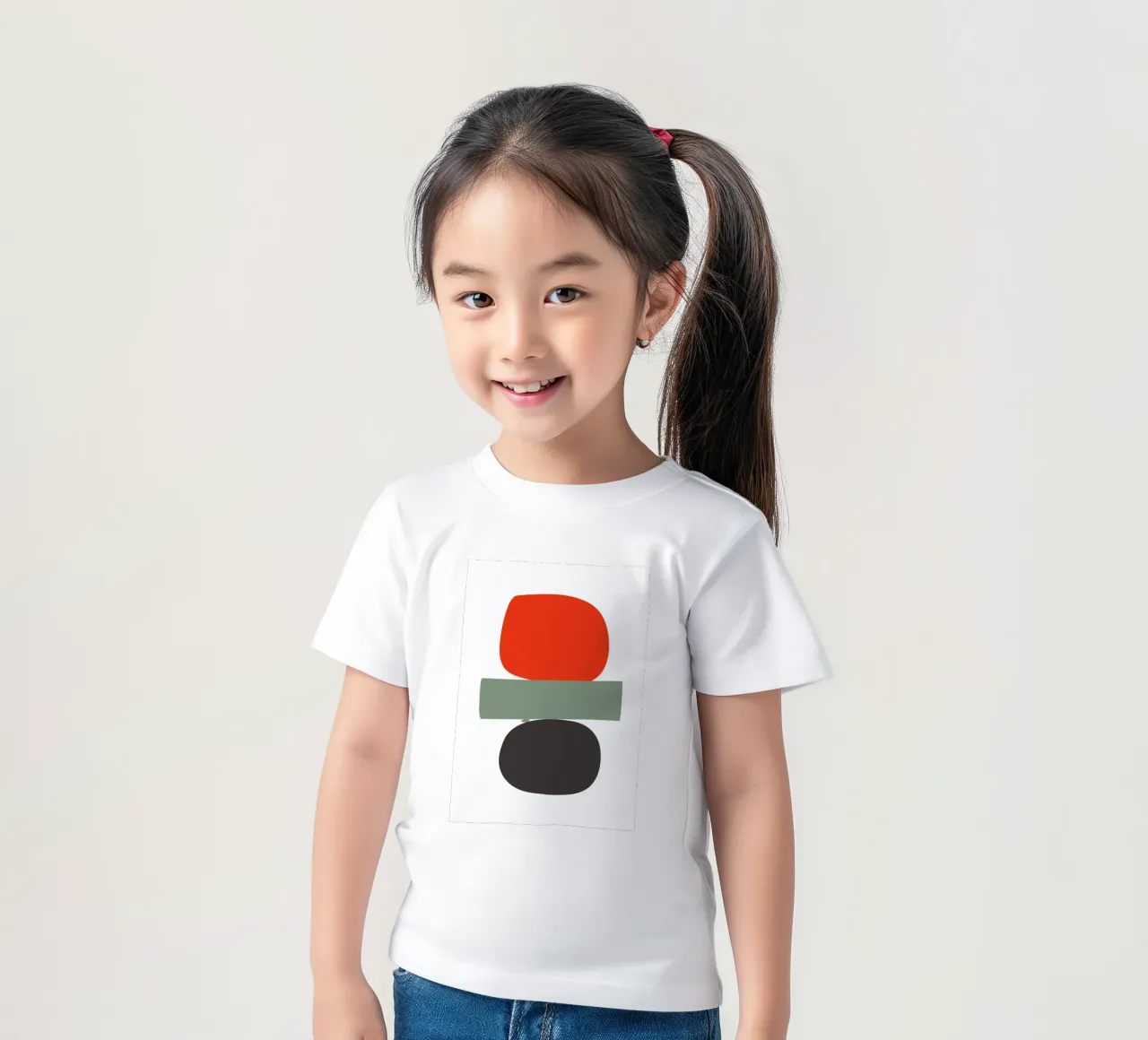 Balancing Shapes No. 02 t-shirt bambini da lazydaypaper
