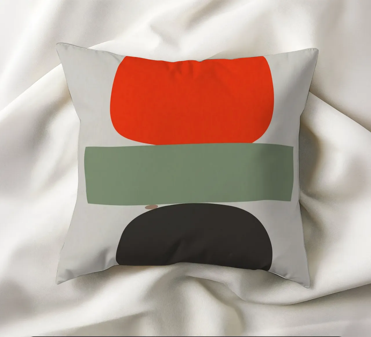 Balancing Shapes No. 02 cuscino da lazydaypaper