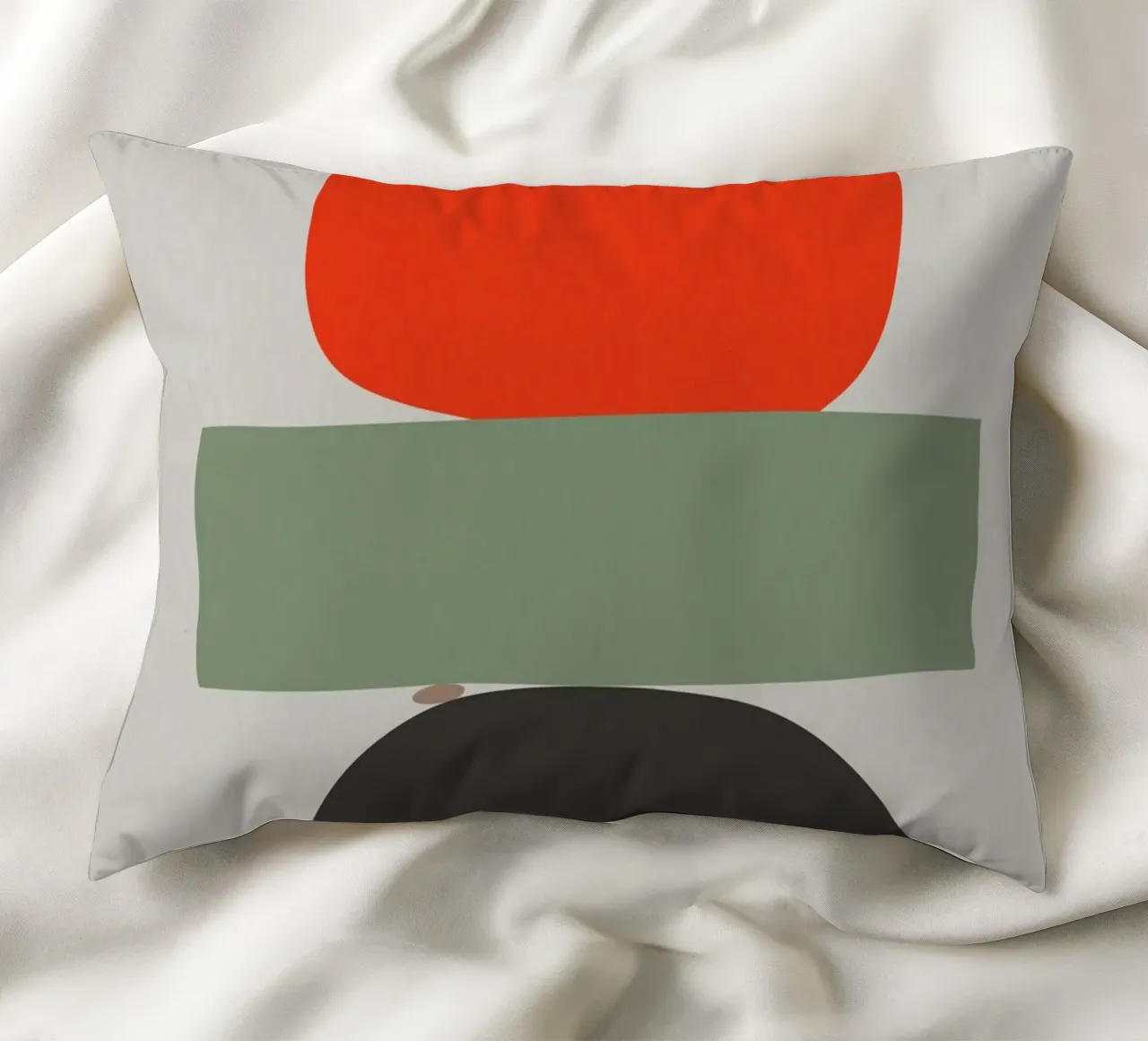 Balancing Shapes No. 02 cuscino da lazydaypaper