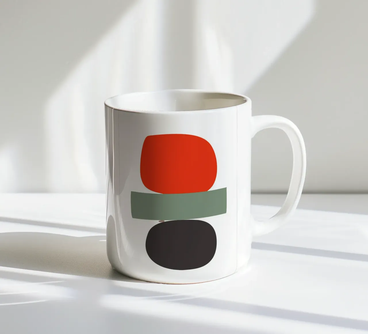 Balancing Shapes No. 02 tazza in ceramica da lazydaypaper