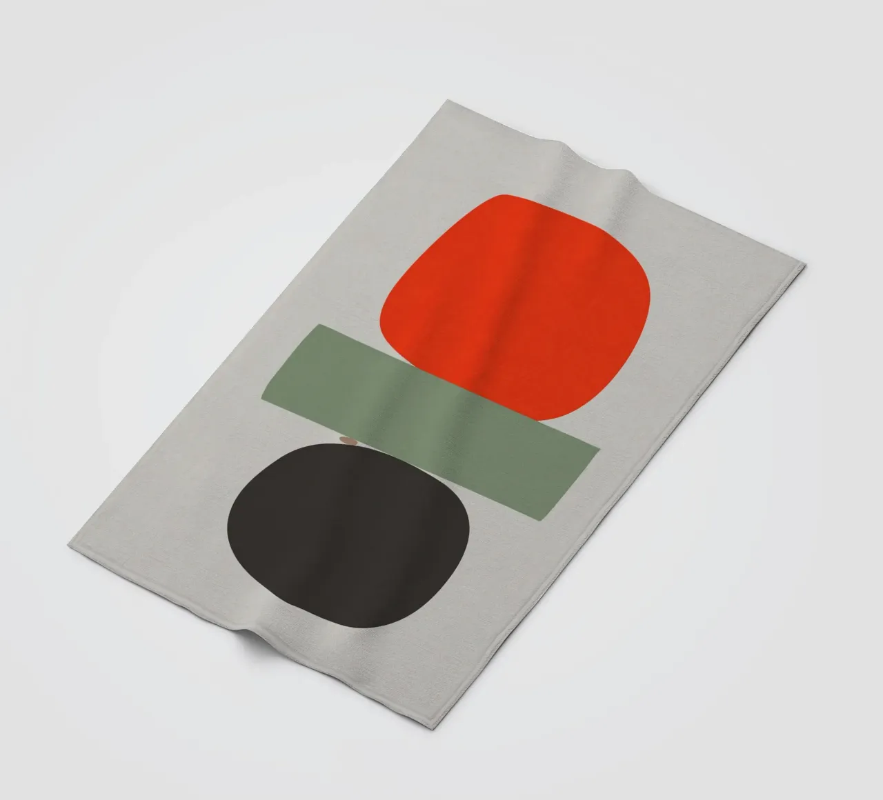 Balancing Shapes No. 02 coperta in pile da lazydaypaper