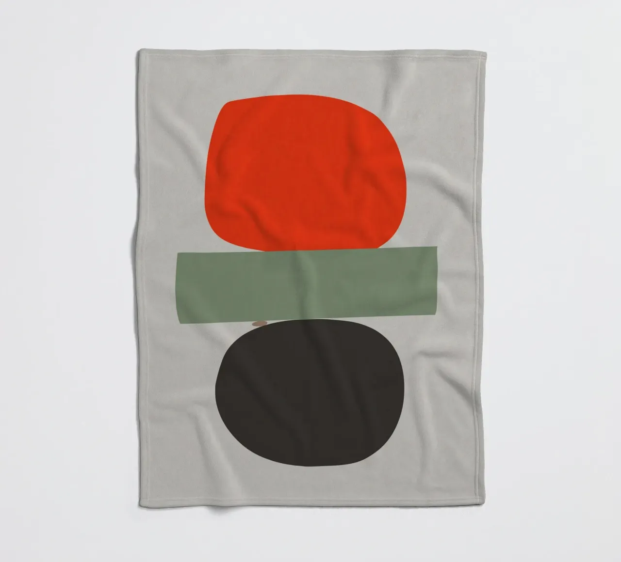 Balancing Shapes No. 02 coperta in pile da lazydaypaper