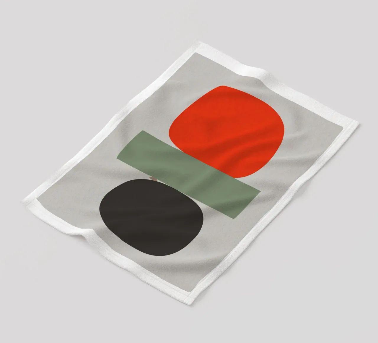 Balancing Shapes No. 02 coperta in pile da lazydaypaper