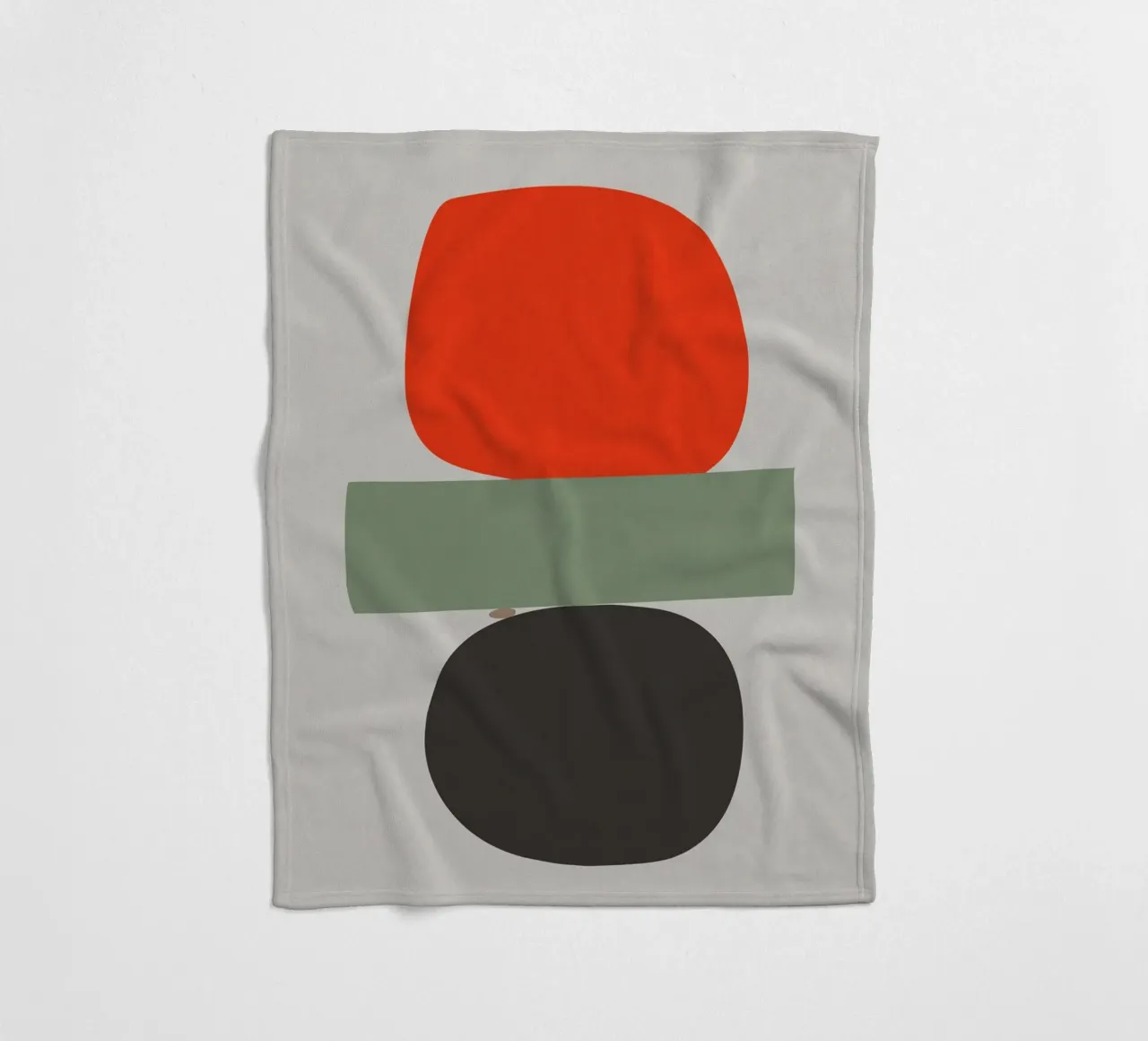 Balancing Shapes No. 02 coperta in pile da lazydaypaper