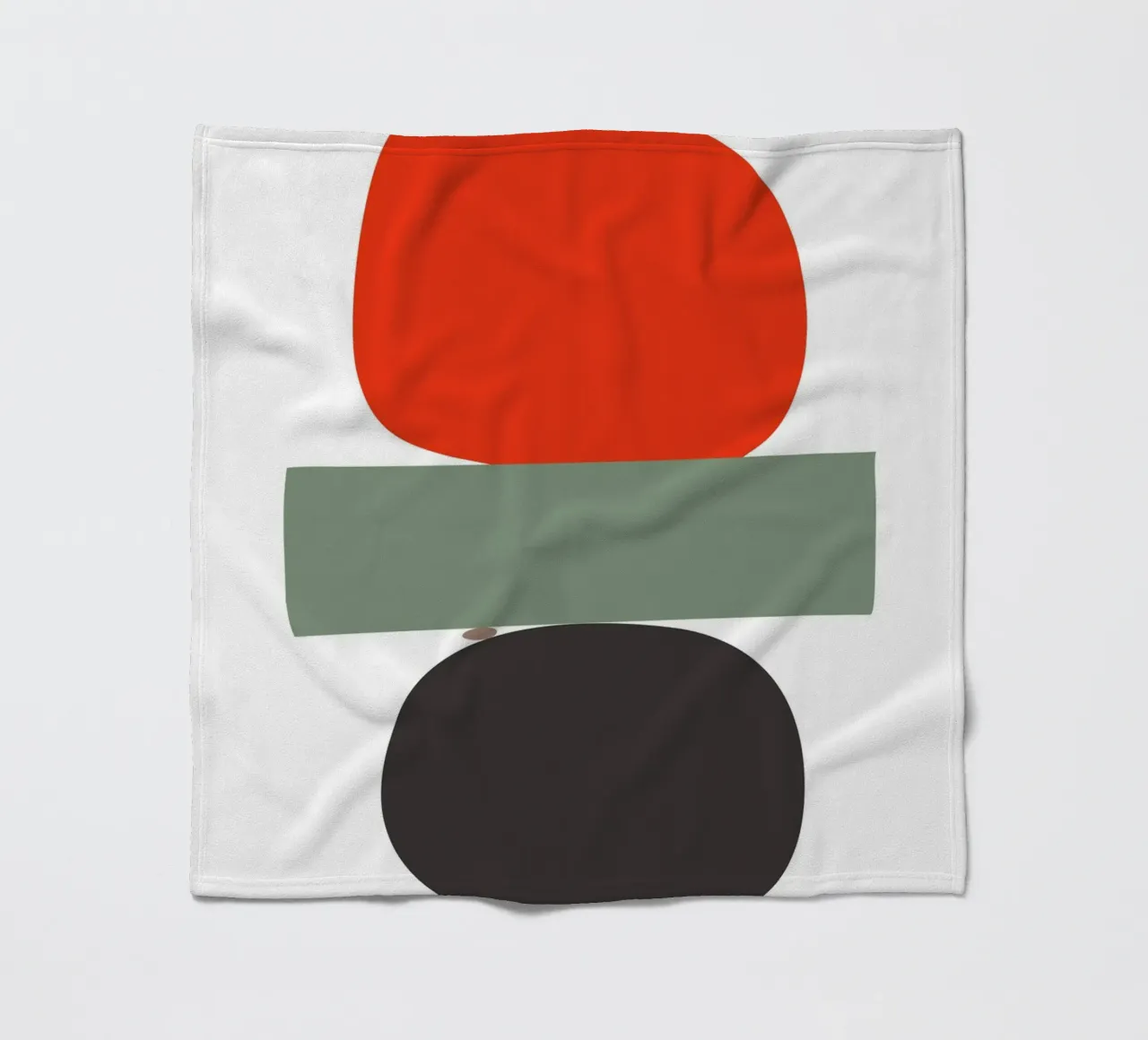 Balancing Shapes No. 02 coperta in pile da lazydaypaper