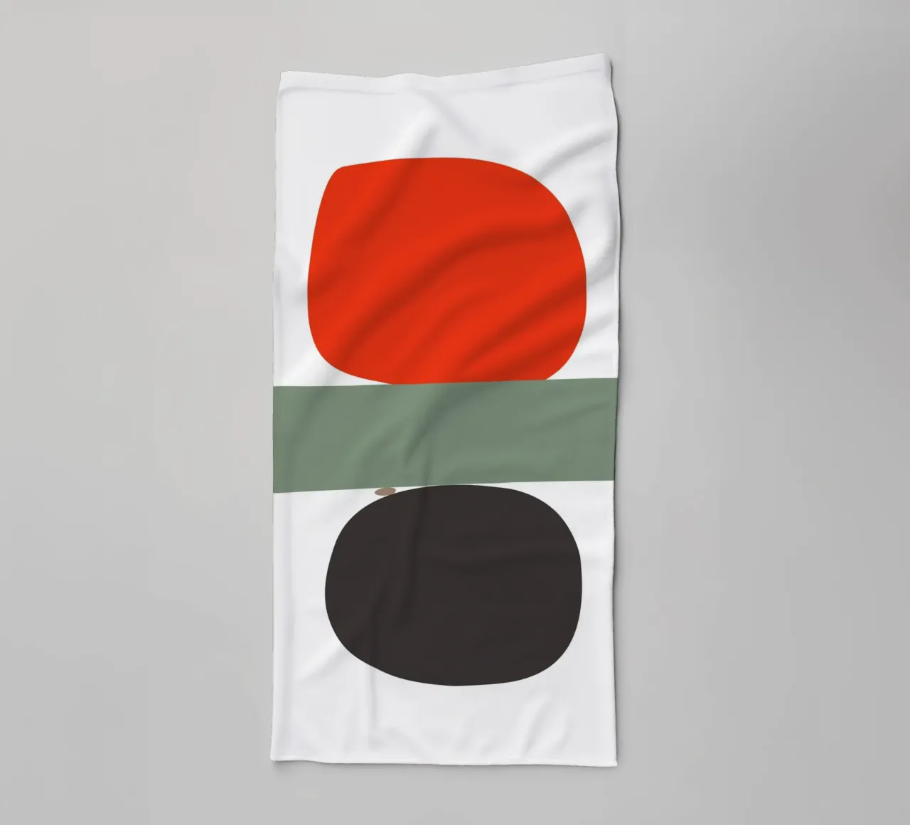 Balancing Shapes No. 02 towel by lazydaypaper