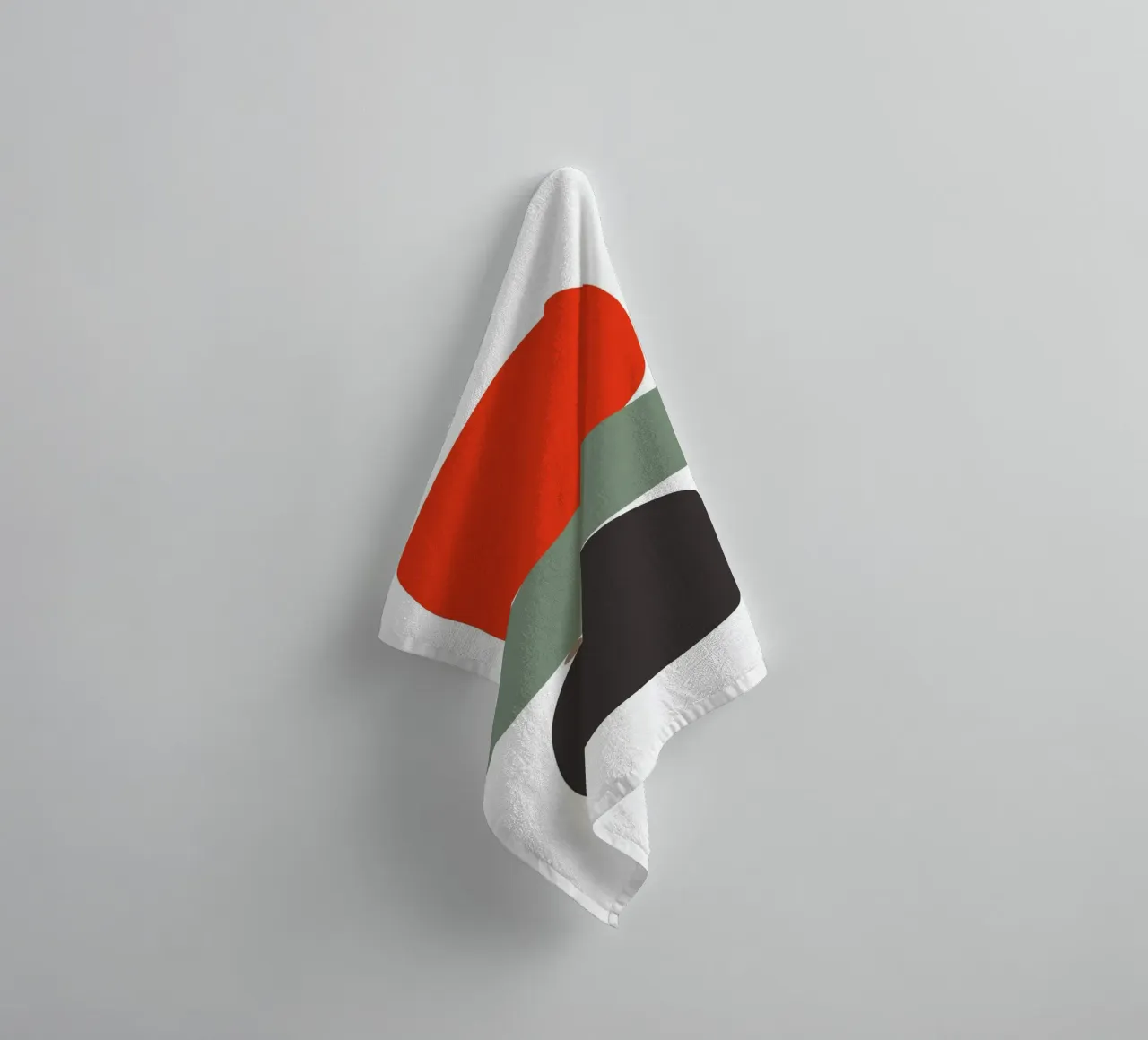 Balancing Shapes No. 02 Handtuch von lazydaypaper