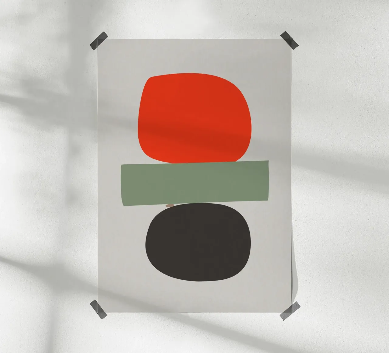 Balancing Shapes No. 02 hahnemühle de lazydaypaper