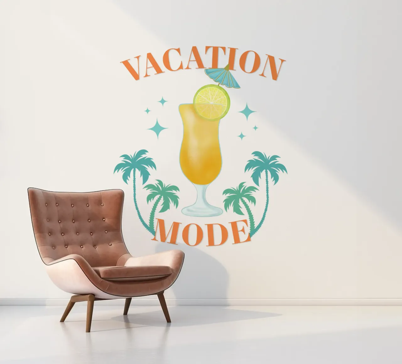 Holiday mood with a vitamin-rich cocktail photo wallpaper by CalliLetters