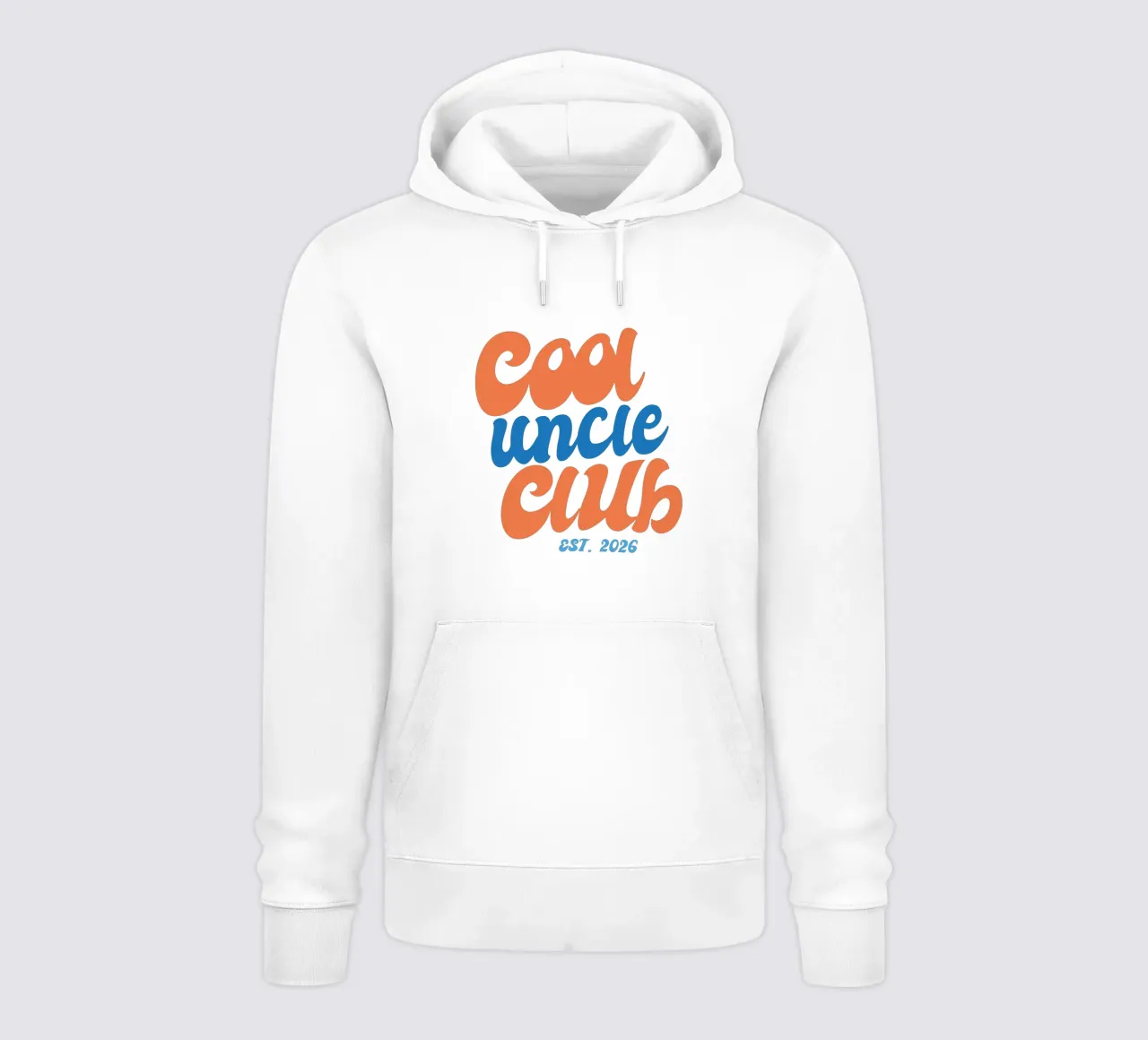 Cool Uncle Club dal 2026 Idea regalo felpa con cappuccio da Typo Designs