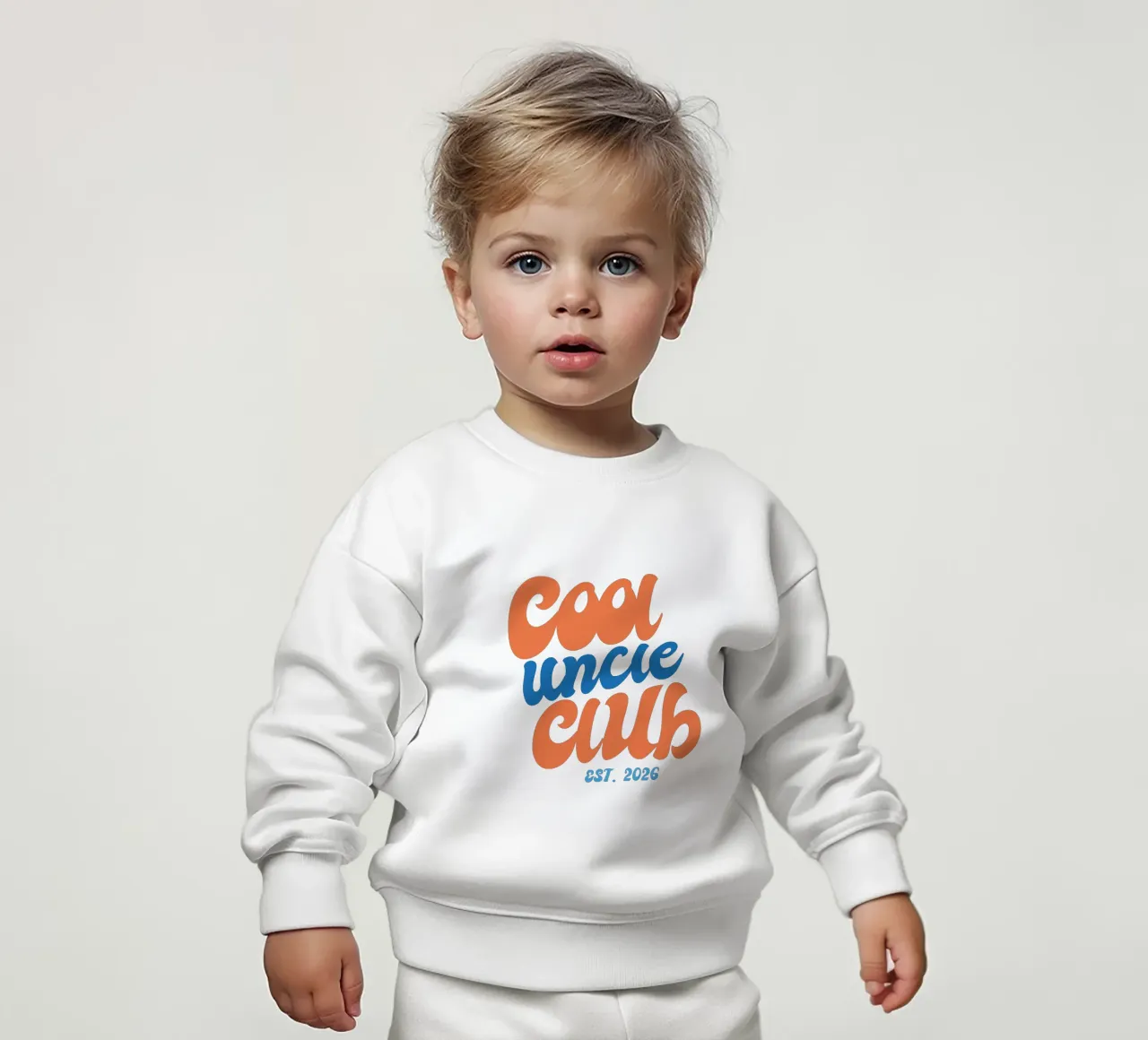 Cool Uncle Club dal 2026 Idea regalo felpa neonato da Typo Designs