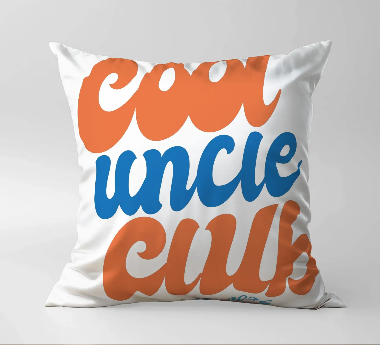 Cool Uncle Club dal 2026 Idea regalo cuscino da Typo Designs