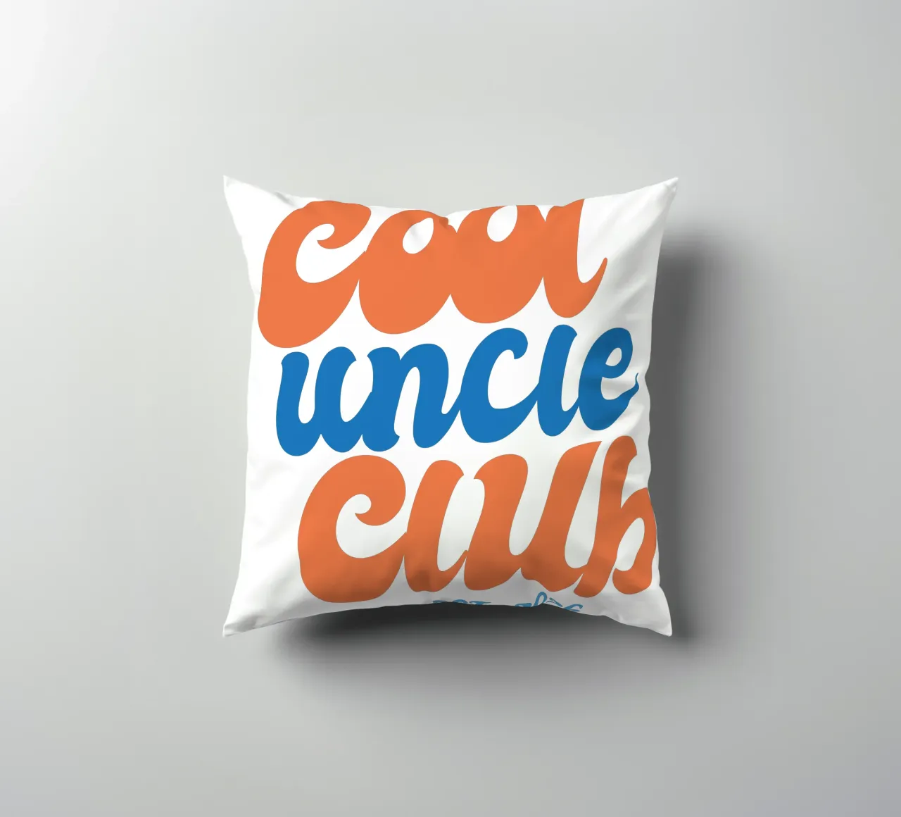 Cool Uncle Club dal 2026 Idea regalo cuscino da Typo Designs