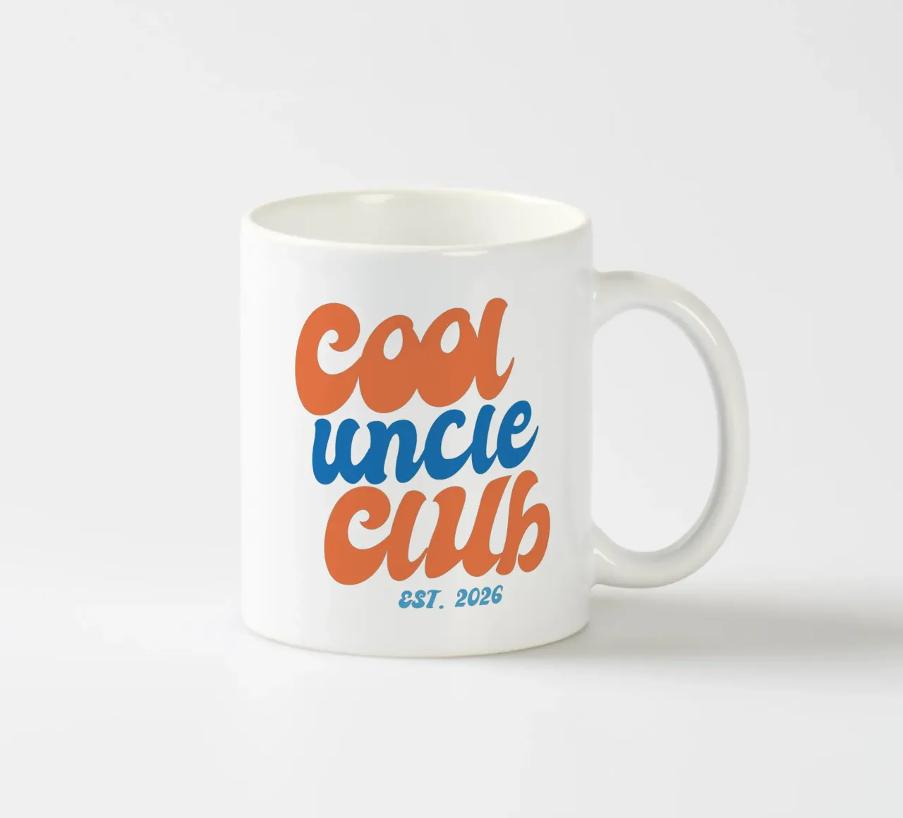 Cool Uncle Club dal 2026 Idea regalo tazza in ceramica da Typo Designs