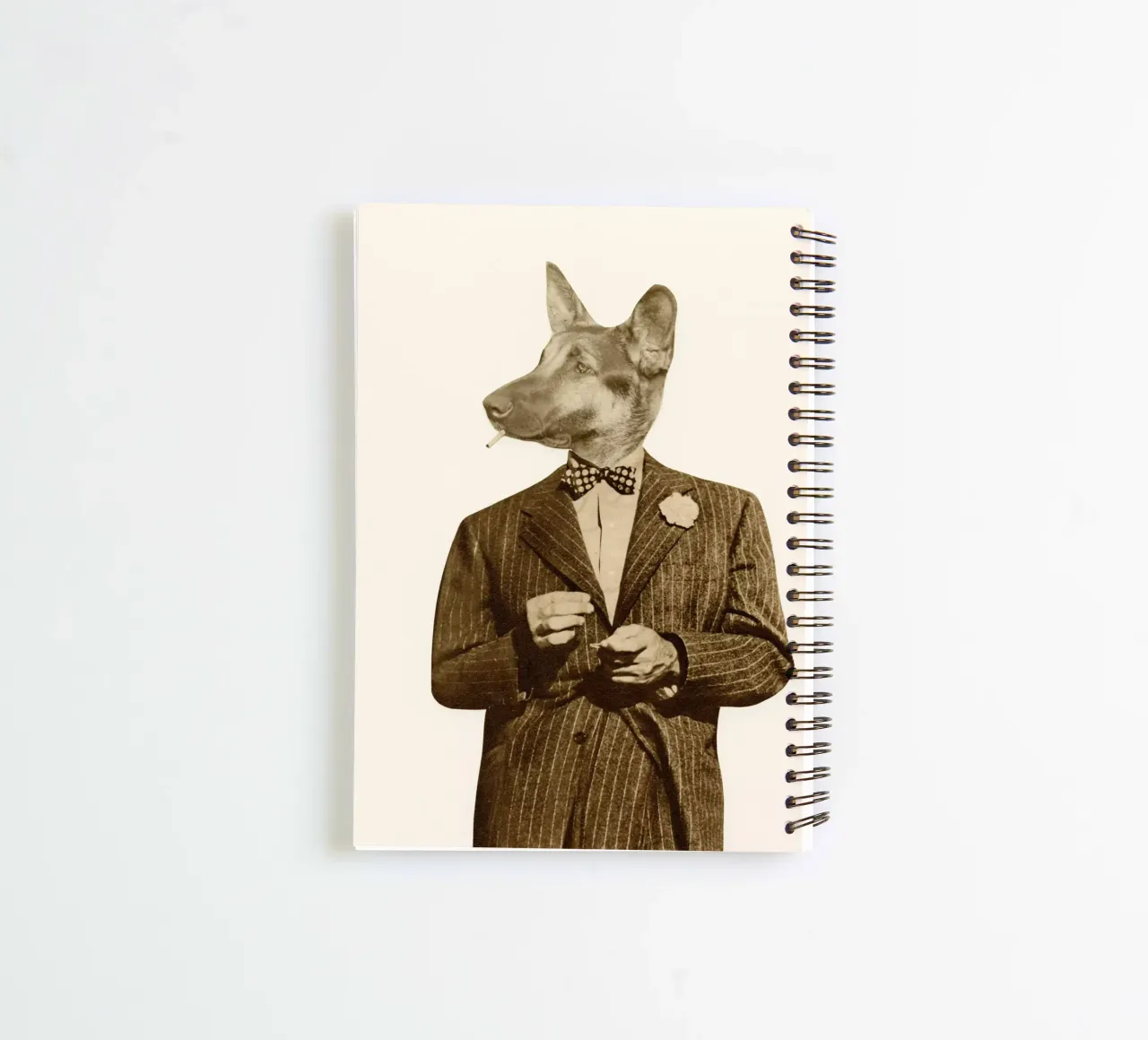 Play it Cool spiral notebook by Cassia Beck Collage