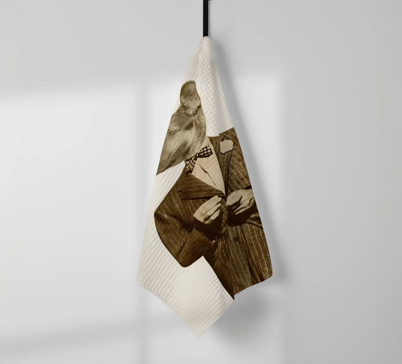 Play it Cool tea towel by Cassia Beck Collage