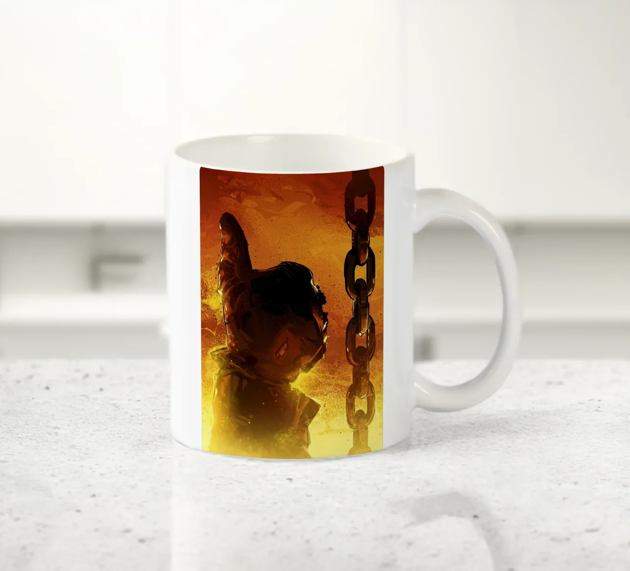Terminator Thumb tazza in ceramica da nabakumov