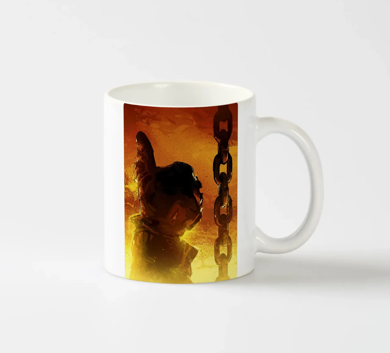 Terminator Thumb tazza in ceramica da nabakumov