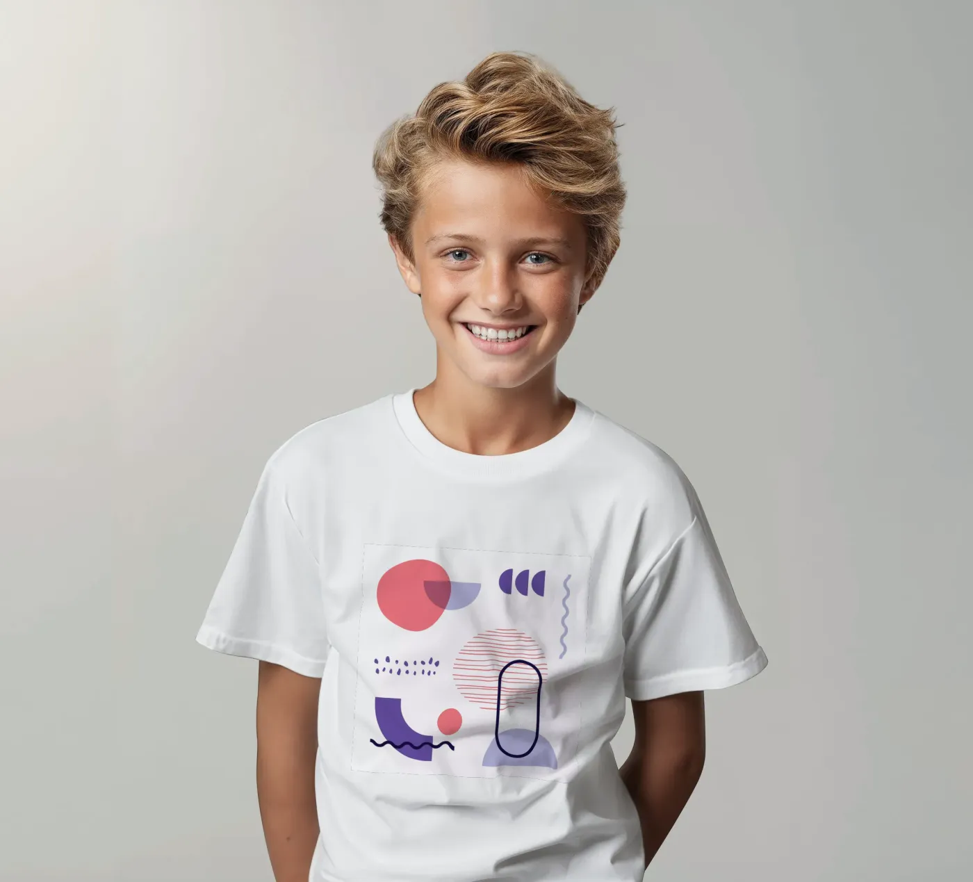 Geometric Pattern t-shirt enfant de Kim Hubball Studio