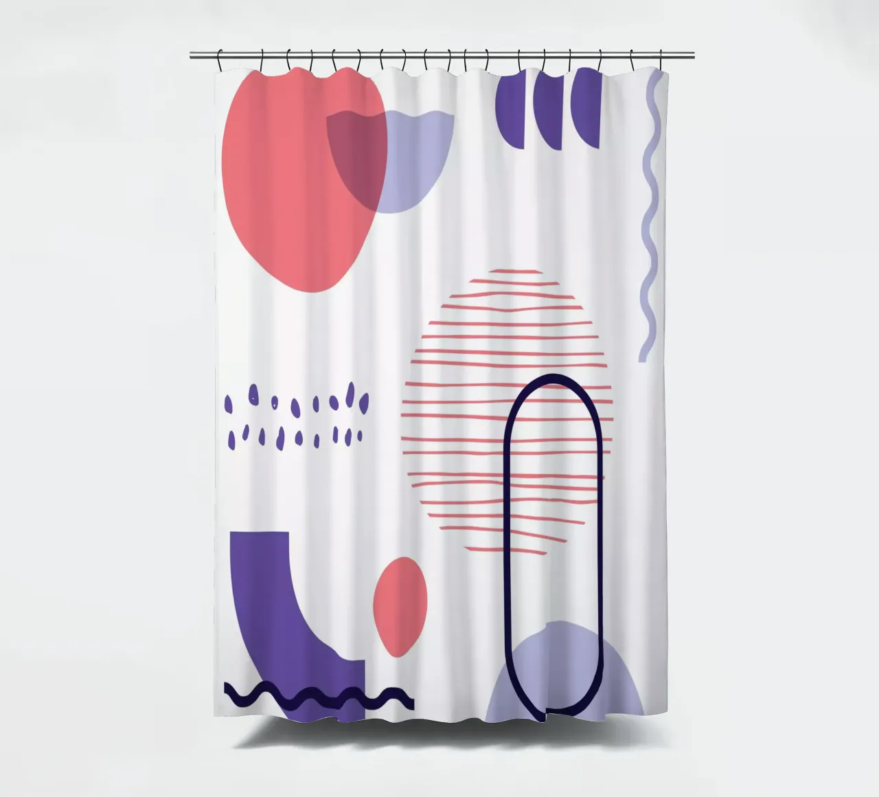 Geometric Pattern Duschvorhang von Kim Hubball Studio