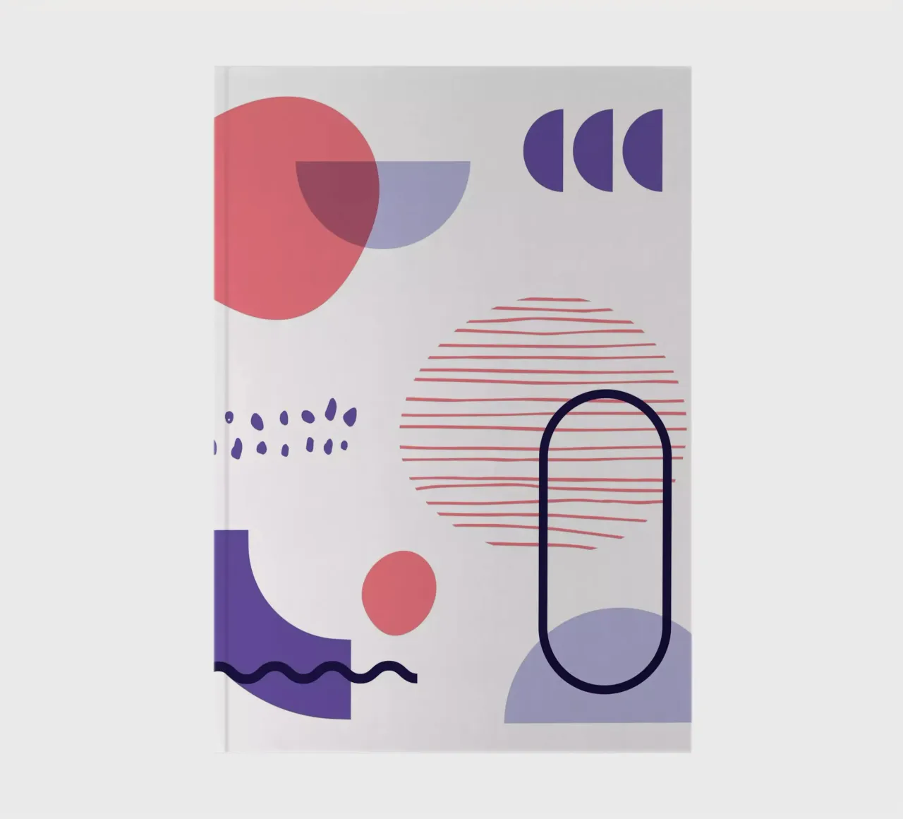 Geometric Pattern notebook by Kim Hubball Studio