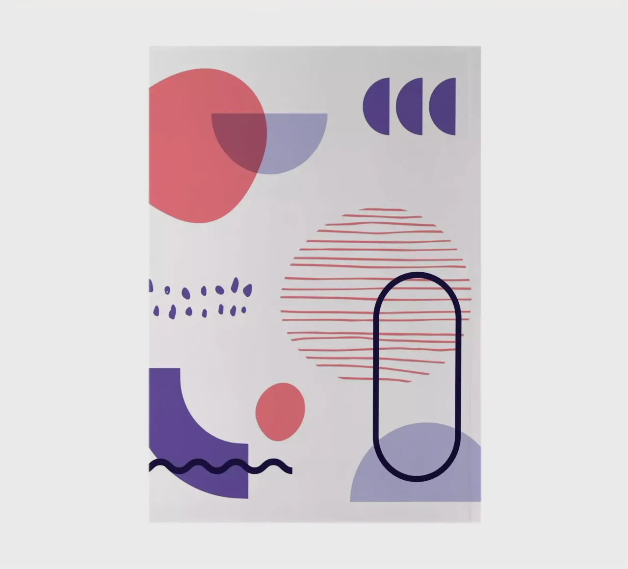 Geometric Pattern notebook by Kim Hubball Studio