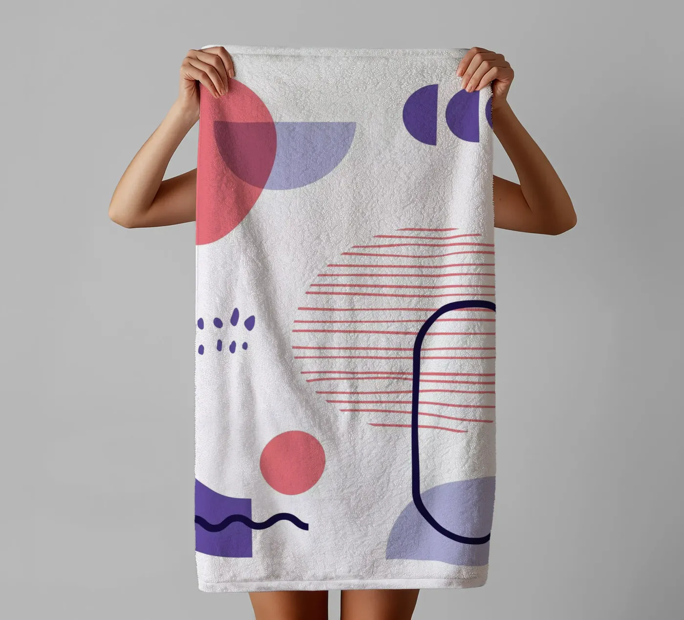 Geometric Pattern Handtuch von Kim Hubball Studio