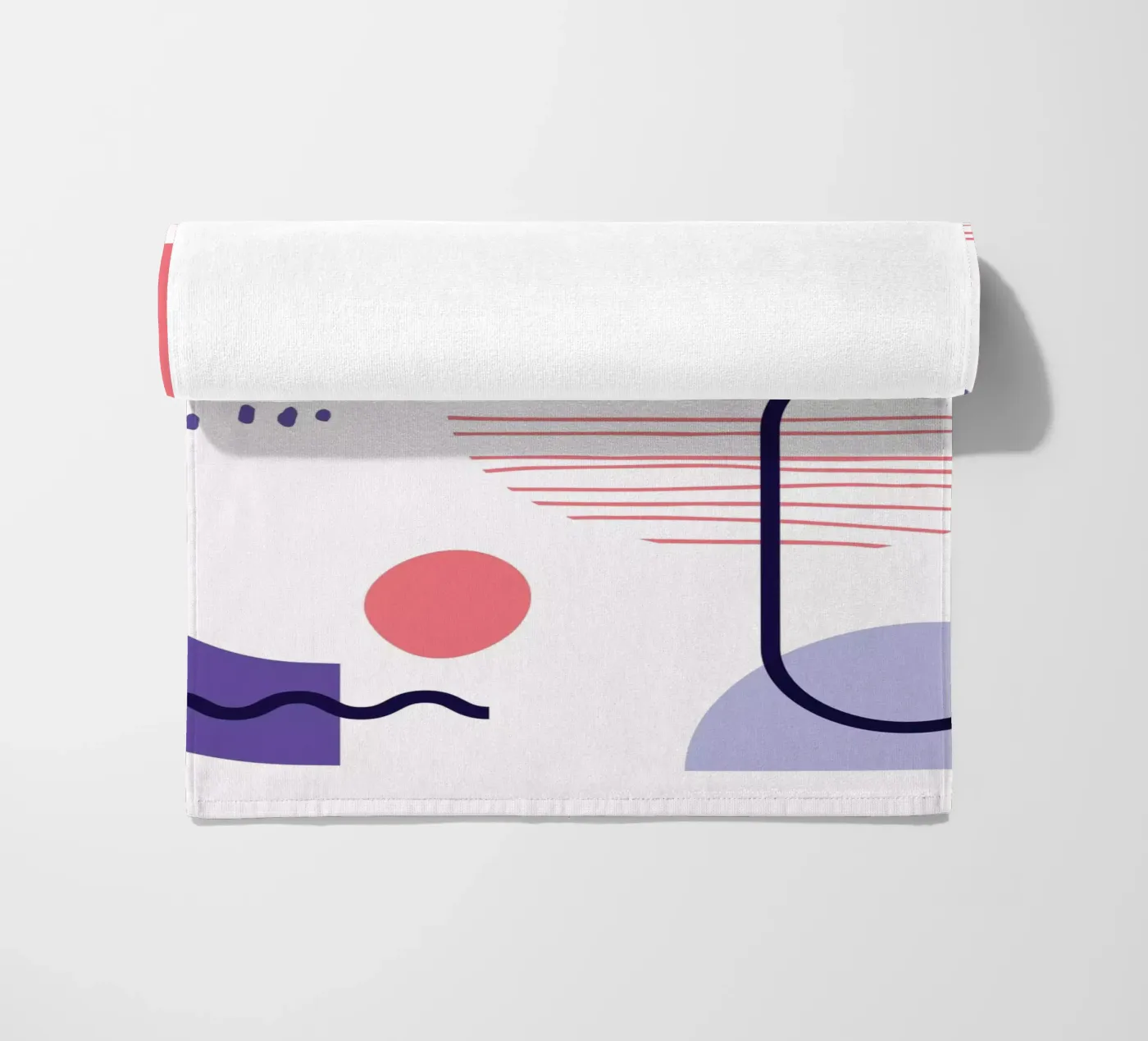 Geometric Pattern Strandtuch von Kim Hubball Studio