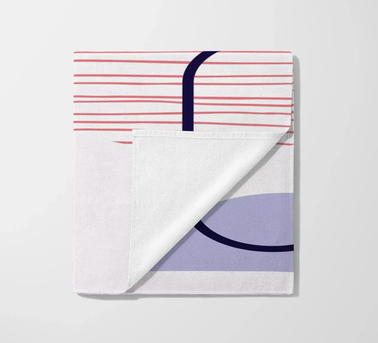 Geometric Pattern beach towel by Kim Hubball Studio