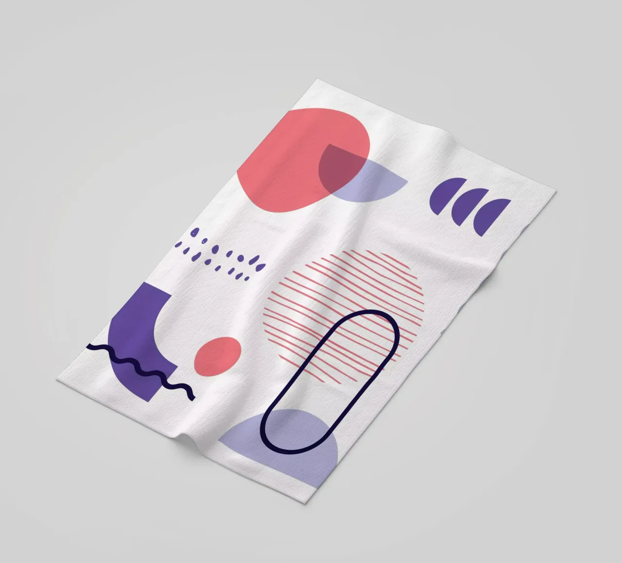 Geometric Pattern beach towel by Kim Hubball Studio