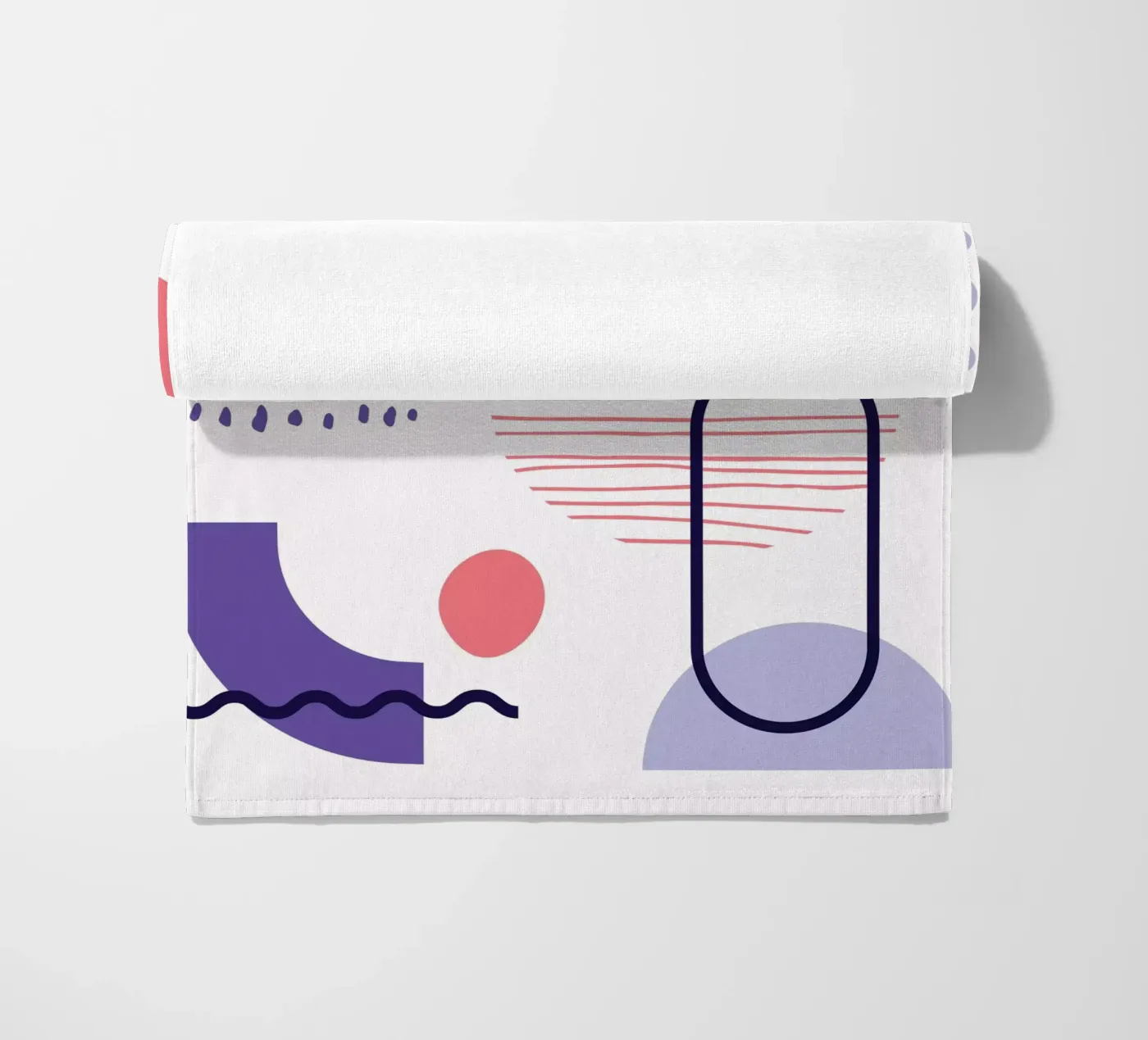 Geometric Pattern Strandtuch von Kim Hubball Studio