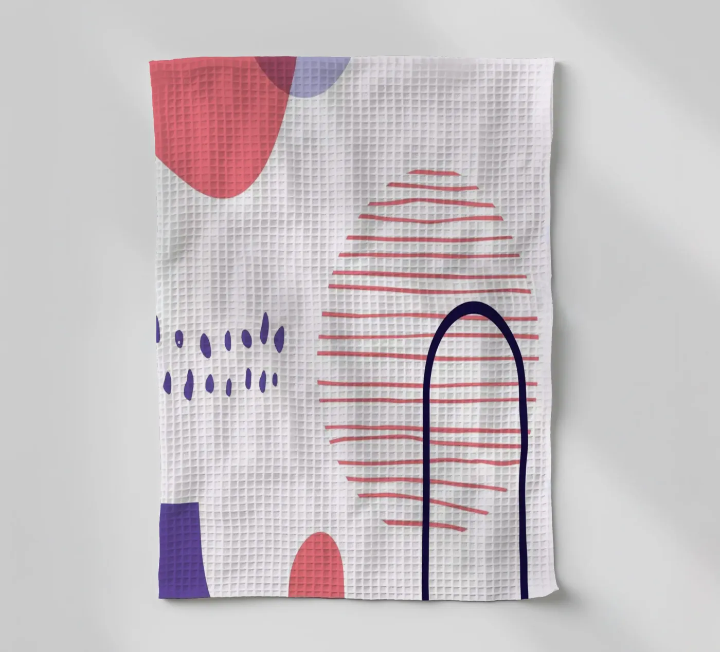 Geometric Pattern tea towel by Kim Hubball Studio
