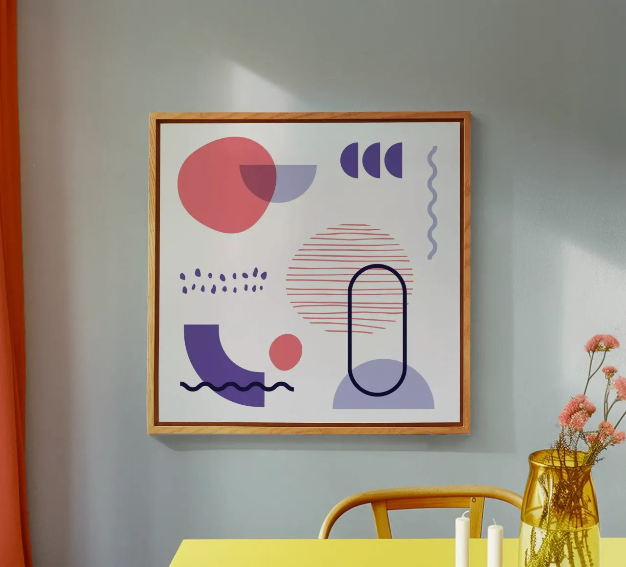 Geometric Pattern plexiglas de Kim Hubball Studio