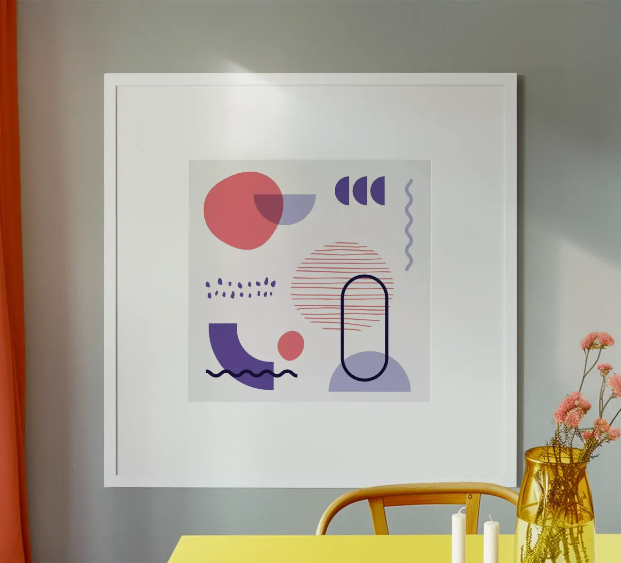 Geometric Pattern poster by Kim Hubball Studio