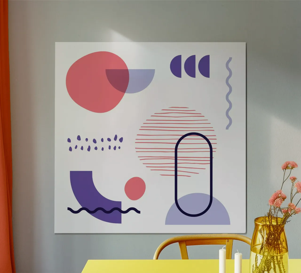 Geometric Pattern poster by Kim Hubball Studio
