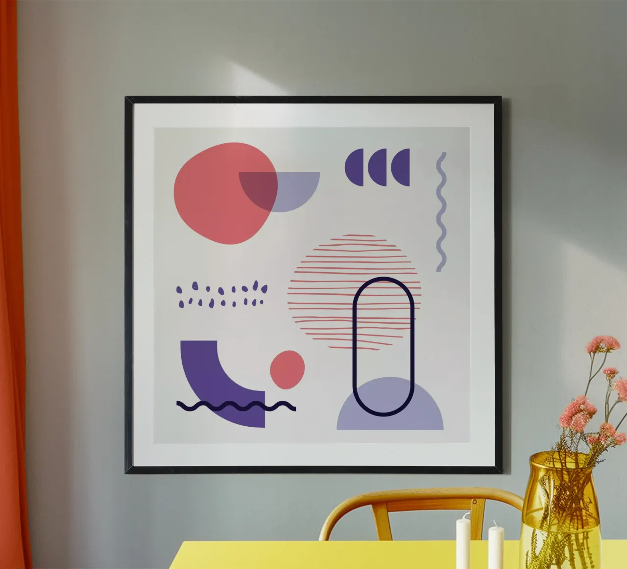 Geometric Pattern poster by Kim Hubball Studio