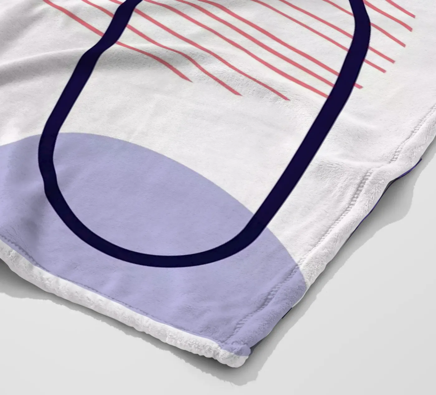 Geometrisches Muster Fleecedecke von Kim Hubball Studio