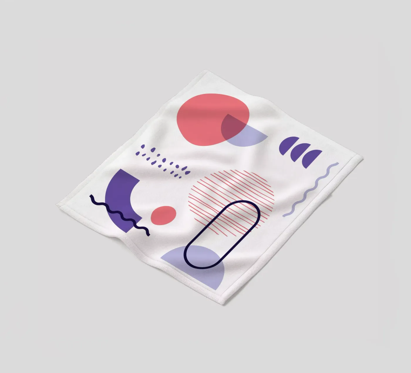 Geometrisches Muster Fleecedecke von Kim Hubball Studio