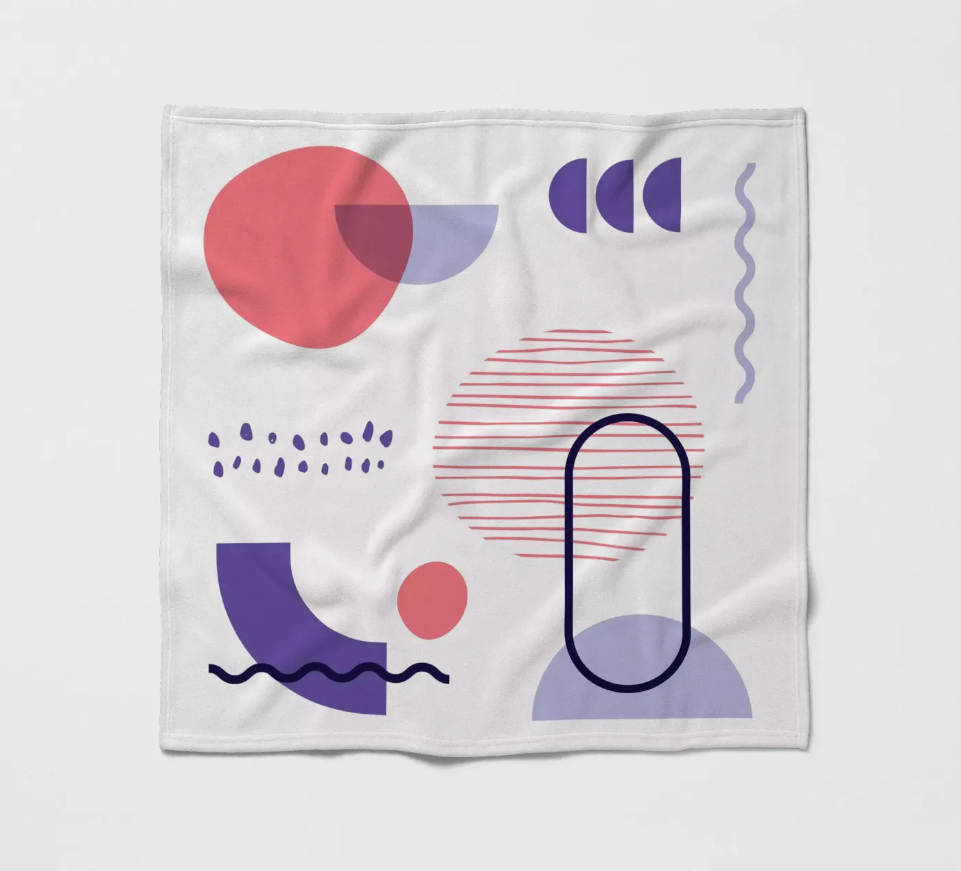 Geometrisches Muster Fleecedecke von Kim Hubball Studio